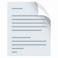 page facing up objects joypixels piece of paper business letter