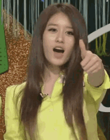 Jiyeon Thumbs Up GIF - Jiyeon Thumbs Up Approved GIFs
