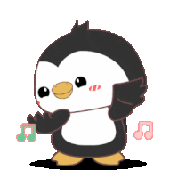 Penguin Hello Sticker - Penguin Hello Stickers