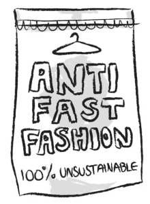 anti fast fashion 100percent unsustainable say no to fast fashion big brands tolly dolly posh