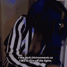 Sasha Banks I Like To Turn Off The Lights GIF - Sasha Banks I Like To Turn Off The Lights Dark Environments GIFs