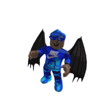 roblox gaming wings blue cool