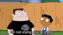 Phineas And Ferb Buford GIF - Phineas And Ferb Buford Im Not Crying GIFs