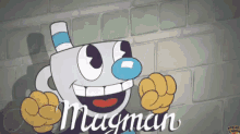 Excited Mugman GIF - Excited Mugman Happy Dance GIFs