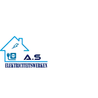 a blue logo for a company called a.s