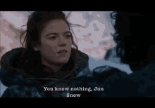 You Know Nothing, Jon Snow GIF - Jon Snow Game Of Thrones GIFs