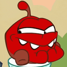 Devious Look Om Nom GIF - Devious Look Om Nom Cut The Rope GIFs