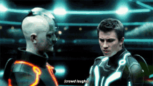 Tron Legacy Crowd Laughs GIF - Tron Legacy Crowd Laughs Crowd Laughing GIFs