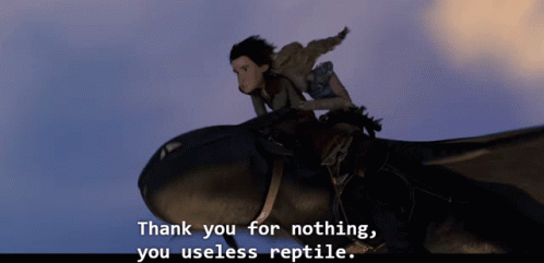 Toothless Thanks For Nothing GIF - Toothless Thanks For Nothing Useless  Reptile - Discover & Share GIFs