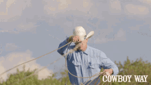 riding horse the cowboy way lasso swinging rope toss rope