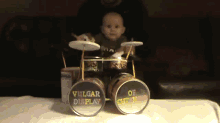 What 16 Y/O Bands Look Like GIF - Baby Kid Drummer GIFs