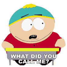 what did you call me eric cartman south park say what name calling