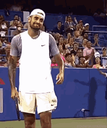 Nick Kyrgios I Cant Help It GIF - Nick Kyrgios I Cant Help It What Can I Say GIFs