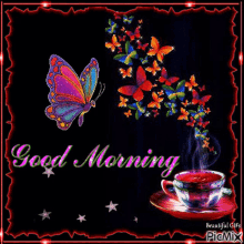 Morning Good Morning GIF - Morning Good Morning Butterfly GIFs
