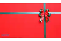 a red background with the words happy boxing day in white letters