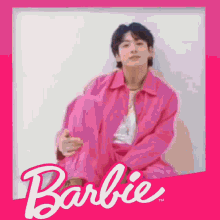 Dolliekyu Jungkook Barbie GIF - Dolliekyu Jungkook Barbie Jungkook Pink GIFs