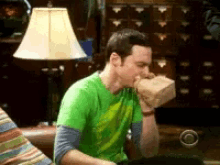 Stressed Sheldon GIF