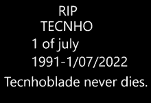 Technoblade never dies!! (Rest in peace) - Imgflip