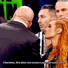 Triple H Does Not Concern You GIF - Triple H Does Not Concern You Get Outta Here GIFs