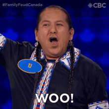 Woo Tj GIF - Woo Tj Family Feud Canada GIFs