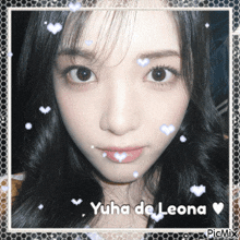 a picture of a woman with the name yuha de leona