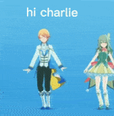 Hi Charlie GIF - Hi Charlie Tsukasatenma GIFs