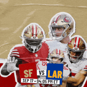 Los Angeles Rams Vs. San Francisco 49ers Pre Game GIF - Nfl National  football league Football league - Discover & Share GIFs