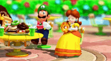 Lunch Mario Party GIF - Lunch Mario Party Donuts GIFs