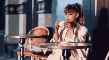 Sips Tea GIF - Sips Tea Ariana GIFs