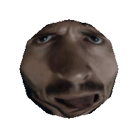 a close up of a man 's face with his mouth open