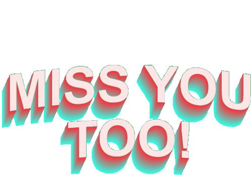 Miss You Too Imy Sticker - Miss You Too Imy I Miss You Stickers
