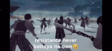 Resistance Never Betrays Its Own Gorou GIF - Resistance Never Betrays Its Own Gorou Goroufan15 GIFs
