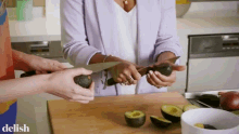 Avocado Slicing GIF - Avocado Slicing Cutting GIFs