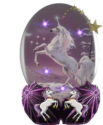 Stars Unicorn Sticker