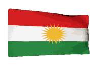 kurdistan flagge