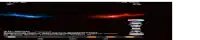 a computer screen shows a rainbow of colors and a few lines of text that says ' ii ' on it