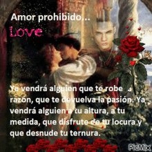 amor amor probihido kiss roses love