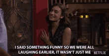 I Said Something Funny So We Were All Laughing Earlier It Wasnt Just Me GIF - I Said Something Funny So We Were All Laughing Earlier It Wasnt Just Me Soni Bringas GIFs