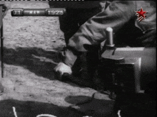 a black and white photo of a man 's feet with the date of march 19 1915