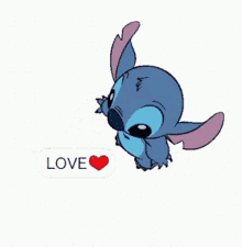 Te Amo Love GIF - Te Amo Love Stitch GIFs