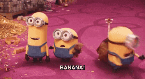 despicable me banana gif