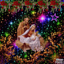 Baby Jesus Joseph GIF - Baby Jesus Joseph Mary GIFs
