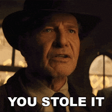 You Stole It Indiana Jones GIF - You Stole It Indiana Jones Harrison Ford GIFs