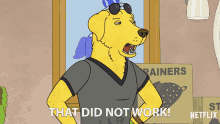that did not work not working not going well bad plan mr peanutbutter