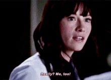 Greys Anatomy Lexie Grey GIF - Greys Anatomy Lexie Grey Really Me Too GIFs