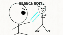 Silence Bot GIF - Silence Bot Bye GIFs