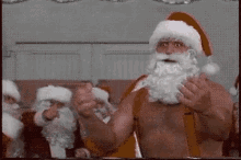 Santa Hug GIF - Santa Hug Buff GIFs