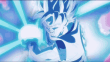 Goku Kamehameha Goku Super Sayajin Blue GIF - Goku Kamehameha Goku Kamehameha GIFs