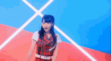 可愛い子　尾形 春菜 Haruna Ogata モーニング娘 GIF - Haruna Ogata Morning Musume Victory GIFs