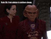 Rule 59 Free Advice Is Seldom Cheap GIF - Rule 59 Free Advice Is Seldom Cheap Star Trek GIFs